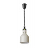 Lampa na ohrev jedál – závesná, valcová, HENDI, Biela, 230V/250W