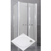 Arttec Sprchový kout nástěnný COMFORT B 12 čiré sklo 80 x 80 x 198 cm s vaničkou z litého mramoru LINEA