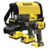 Stanley FatMax V20 Aku kombinovaná sada 18V, 2 x 2.0Ah SFMCK465D2S