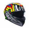 Helma na moto AGV 2118381001 012 K3 E2206 MPLK BIRDY 2.0 GREY/YELLOW/RED vel. L