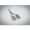 Elektro duo motorčeky na krbový ventilátor