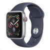 COTECi silikonový sportovní náramek pro Apple watch 38 / 40 mm půlnoční modrá CS2085-MB