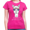 Fajntričko Vtipné tričko - Ja nemám probLAMA, Farba ružová, Strih/ Variant Pánsky / UNISEX
