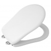 SAPHO RETRO WC sedadlo, polyester, biele/chróm, 109001