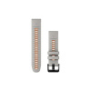 Garmin Silikonový remienok QuickFit 22 - Fog Gray/Ember Orange