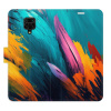 Flip pouzdro iSaprio - Xiaomi Redmi Note 9 Pro / Note 9S - Orange Paint 02 - kapsičky na karty (Knížkový flip kryt, obal, pouzdro iSaprio na mobil Xiaomi Redmi Note 9 Pro / Note 9S - Orange Paint 02 -
