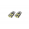 AMiO LED VERTEX CANBUS 6SMD-2 5730 T10 (W5W) White 01622