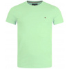 Pánske tričko Tommy Hilfiger Stretch Slim Fit - Zelený (L)
