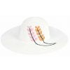 Art of Polo dámsky letný klobúk biely s výšivkou Veľkosť: 56/58