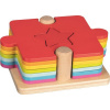 Vkládačka a puzzle 2v1 Tvary