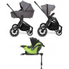 Muuvo Quick 4.0 3v1 Iron Graphite Hlboká vanička Kiddy Evoluna i-Size 2 Základňa k autosedačke
