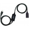 PREMIUMCORD USB 2.0 repeater a prodlužovací kabel A/M-A/F 10m ku2rep10