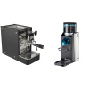 Stone Espresso Lite Black + Rancilio Rocky Doserless