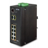 PLANET IGS-10020HPT Průmyslový Switch 8x 10/100/1000 PoE+ (270W) + 2x 100/1000 SFP, Management, -40 +75°C