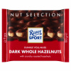 Ritter Sport horká čokoláda s celými lieskovými orieškami, oriešková 100g