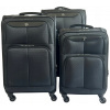 BERTOO Bolzano černý set 3v1 100l, 66l, 38l