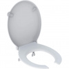 Geberit WC sedadlo Geberit Selnova Comfort, otvorený krúžok sedadla, bezbariérový, antibakteriálny, upevnenie zdola 502.791.00.1