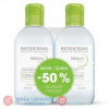 BIODERMA Sébium H2O FESTIVAL micelárna pleťová voda na mastnú a zmiešanú pleť 2x250 ml (akciová cena), 1x1 set