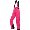 Alpine Pro Osago Detské lyžiarske nohavice s Ptx membránou KPAB322 pink glo 164-170