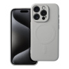 Silicone Mag Cover case compatible s MagSafe pre iPhone 15 Pro titanium