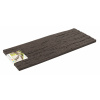 Multy Home Dekoratívny záhradný nášľap Railroad Tie hnedá, gumový