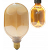 LED Žiarovka Dekoratívna RETRO 4W 200lm Veľký Závit E27 Teplá Biela G80 Jantárová