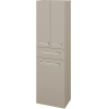 Dreja Vysoká skriňa s košom na bielizeň DOS SVD3ZK 50 - L04 Béžová vysoký lesk / Úchytka T04 / L04 Béžová vysoký lesk