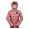 Bunda detská obojstranná ALPINE PRE EROMO HI-THERM ružová 152/158