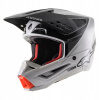 Prilba Alpinestars Supertech S-M5 Rayon šedá / čierna S (Prilba Alpinestars Supertech S-M5 Rayon šedá / čierna S)