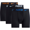 Nike 3 Pack Dri-FIT Boxer pánske šortky Blu/Wht/OrgLogo L