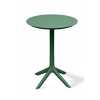 Prosperplast Stôl RIMO barový tmavozelený 57x57x74,5 cm 46603