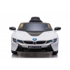 Detské elektrické auto BMW i8 Coupe biela/white