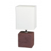 Stolová nočná lampa E14 Brown Classic Orlando 4928 Rabalux