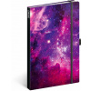 Baagl Notes Galaxie linkovaný 13 × 21 cm