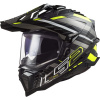 LS2 Helmets LS2 MX701 EXPLORER C EDGE GL.BLACK H-V YELL-06 - XS