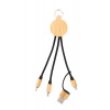 Cobbel Mini USB nabíjací kábel, hnedá natural