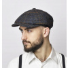 Valdorf Pánska čiapka, námornícka modrá, meď, viacsekora, zelená. 58 (Elegantné pánske prepínač Shelby Scottish Tweed 58)