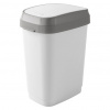 KIS Odpadkový kôš Dual Swing, 25 l, biely