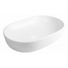 Oltens Hamnes umývadlo 60x42.5 cm oválny pultové umývadlo biela 40315000