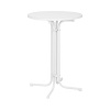 Barový stôl - Ø 80 cm - skladací - biely - Royal Catering RC-BIS80FW