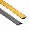 PVC maska - samolepiaca káblová lišta z PVC - 200 cm, tmavošedá,