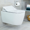 DURAVIT SensoWash Slim / ME by Starck závesný elektronický bidet s keramikou, HygieneFlush (rotačný oplach), 373 x 570 mm, biela, s povrchom HygieneGlaze, 631002002004300