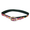 Magnum Obojok nylon s látkou a kostí 20mm x 45-52cm