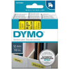 páska DYMO 45018 D1 Black On Yellow Tape (12mm)