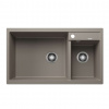 Blanco Metra 9 Silgranitový drez, 86x50 cm, drez vľavo, tartufo 517364