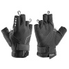 LEKI Rukavice na Nordic Walking GLOVES NORDIC BREEZE SHARK SHORT 11.0 black/white - čierne