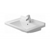 Duravit Starck 3 Umývadlo, 70x49 cm, s prepadom, s otvorom na batériu, WonderGliss, biela 03047000001