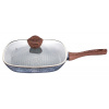 Berlingerhaus Pánev grilovací s poklicí a mramorovým povrchem 28 cm Forest Line BH-1599