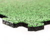 Flomat Černo-zelená podlahová guma (puzzle - střed) FLOMA Sandwich - 100 x 100 x 1 cm