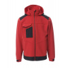 PAYPER PERFORMER 2.0 001473-0053 / Softshellová bunda s odnímateľnou kapucňou - červená/čierna S